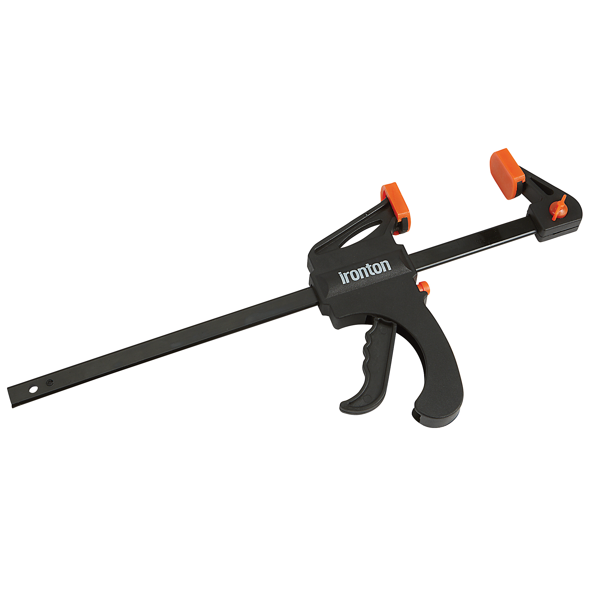 Ironton 12in. Ratcheting Bar Clamp/Spreader, 490-Lb. Clamping Pressure, 11.8in. Opening